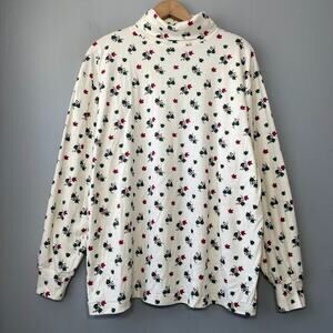 Signature Northern Isles Size XL Grapes Country Knit Turtleneck Top Grandma